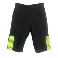 BERMUDA TRINYS COM BOLSO - BLACK BLEND/LIME GREEN